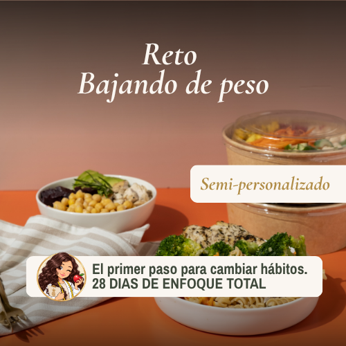 Reto nutricional para bajar de peso